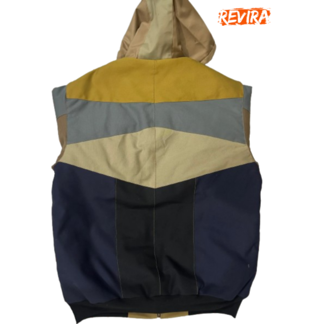 Rework Style carhartt multi pocket Jacket