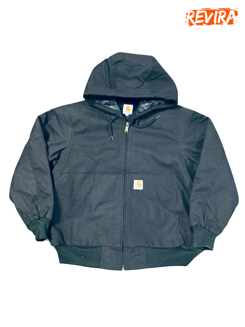 Rework style black carhartt hoodies