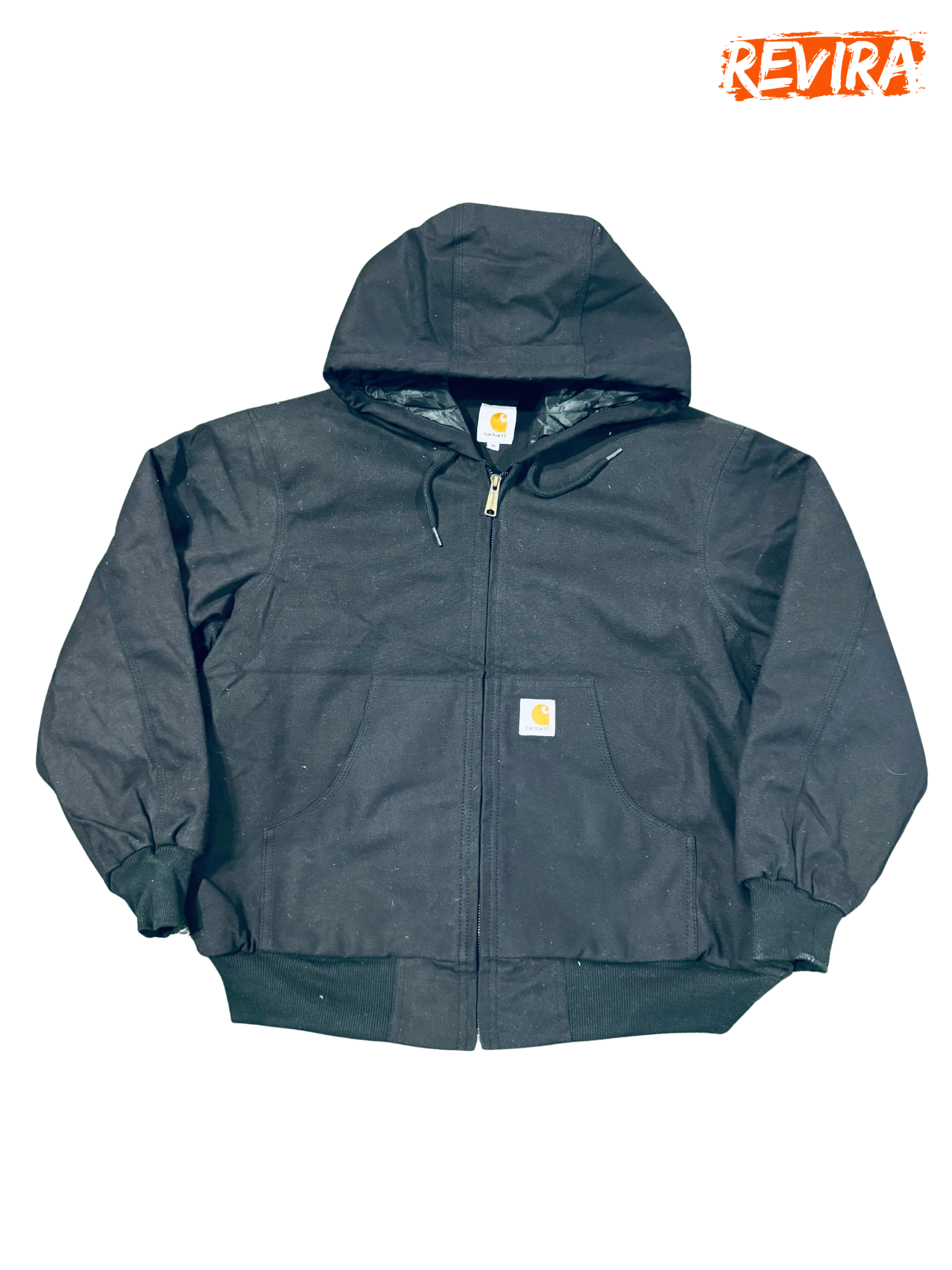 Rework style black carhartt hoodies