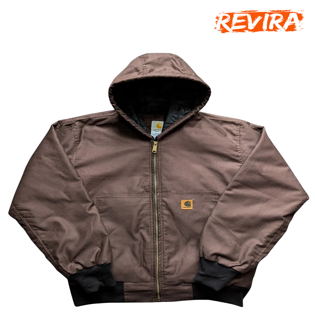 Carhartt Brown Rework Style Hood Jackets