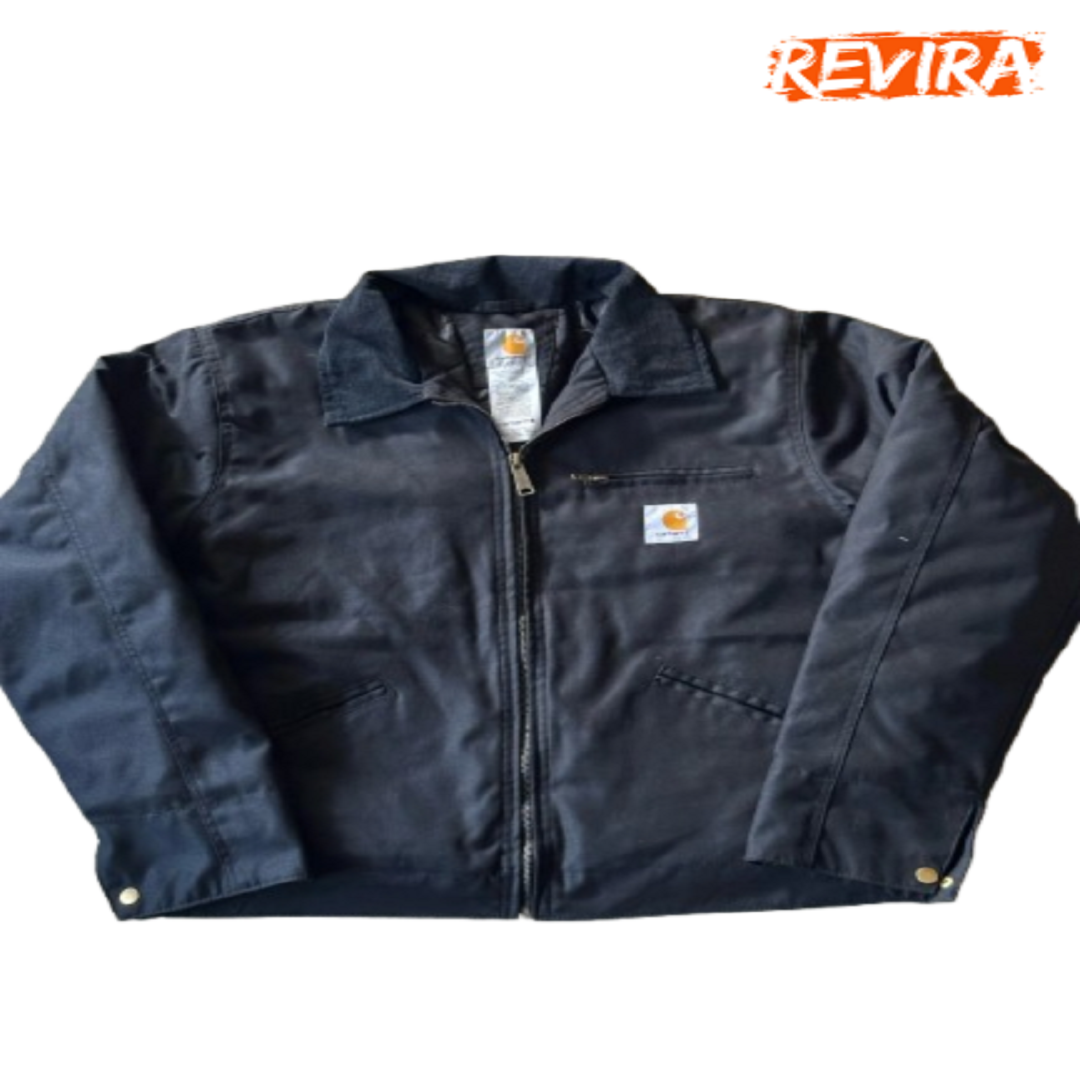 Carhartt Rework Style Cuff Button Black Detroit