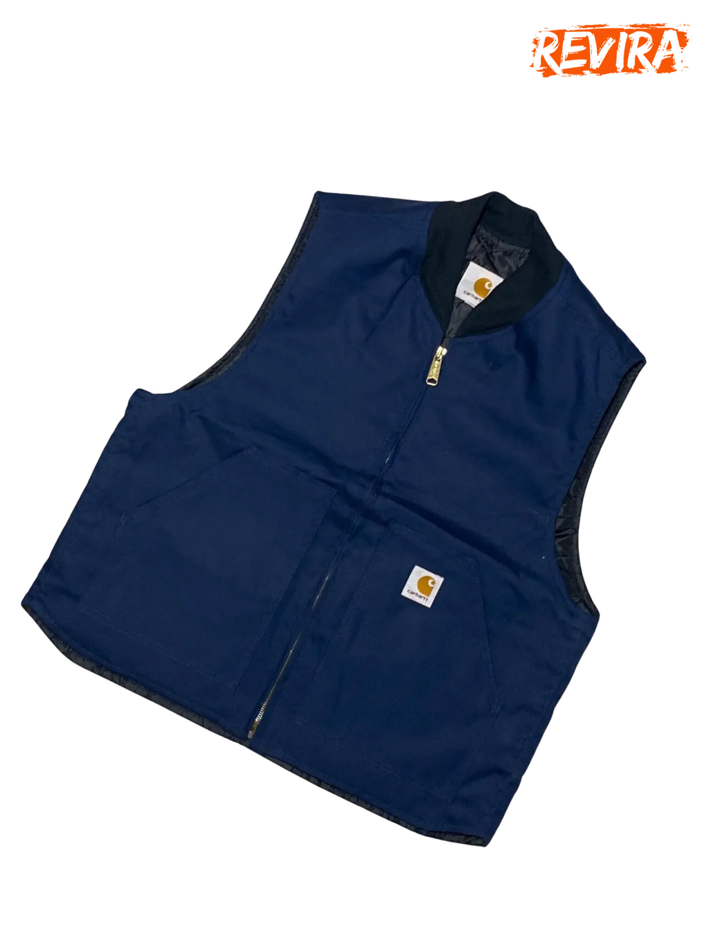 Rework style blue carhartt gilets