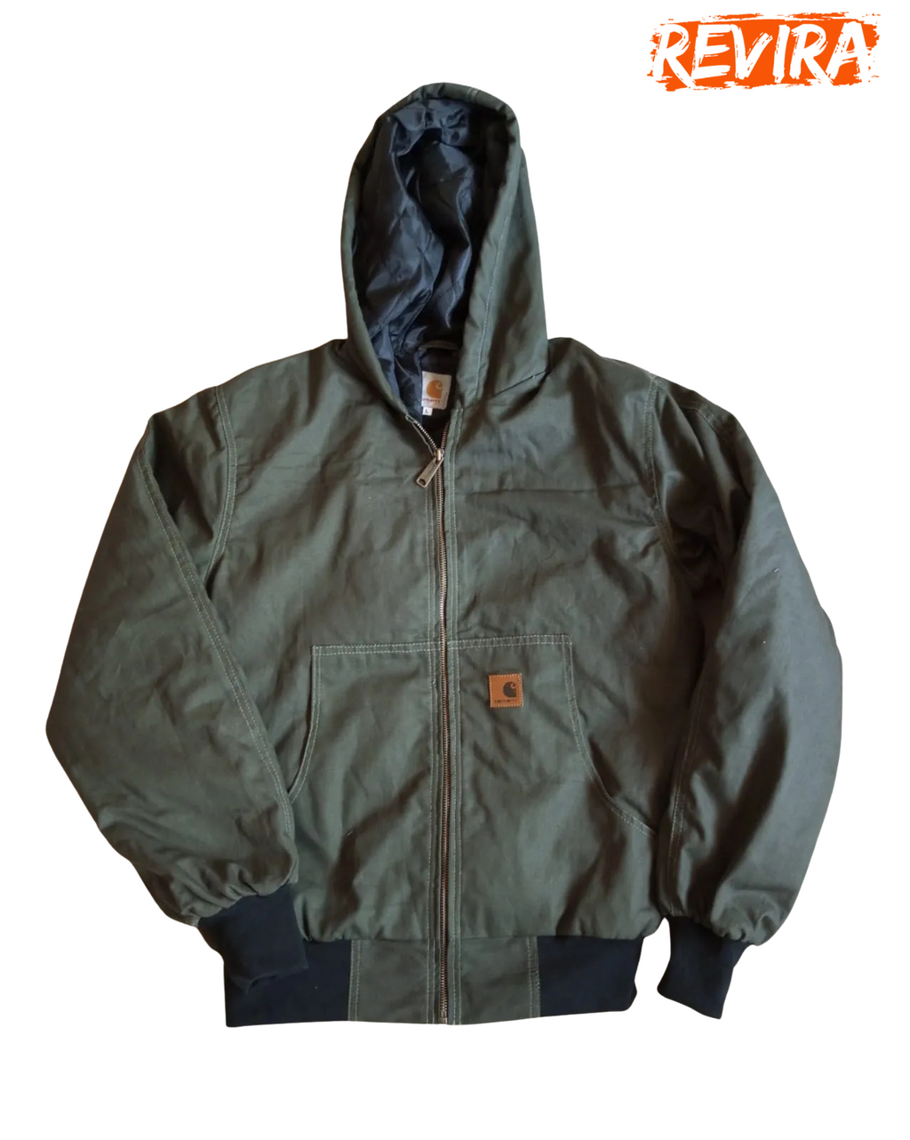 Carhartt Green Rework Style Hoodies