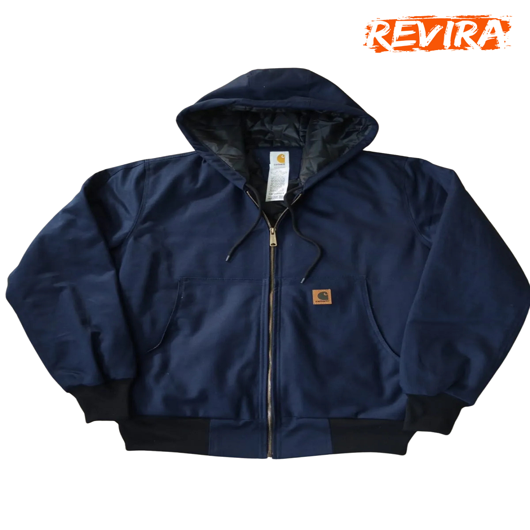 Carhartt Navy blue Rework Style Hood Jackets