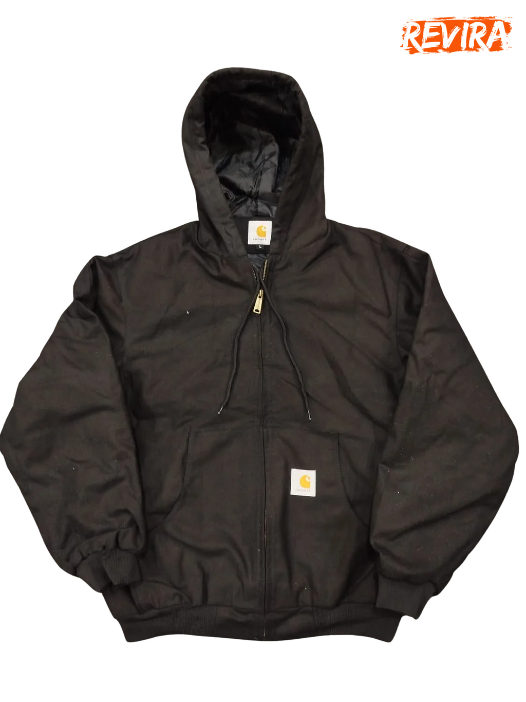 Black Carhartt Hooded Rework Style Jackets