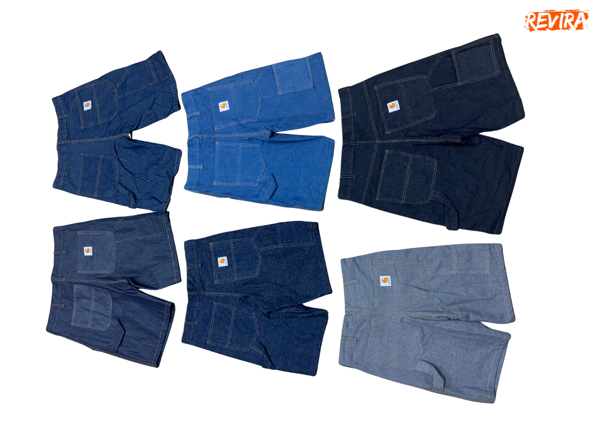 Rework style denim carhartt shorts