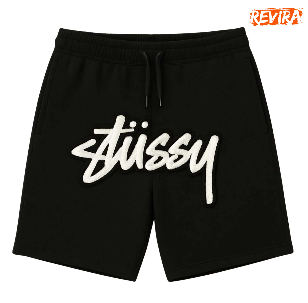 Stussy rework style fleece short