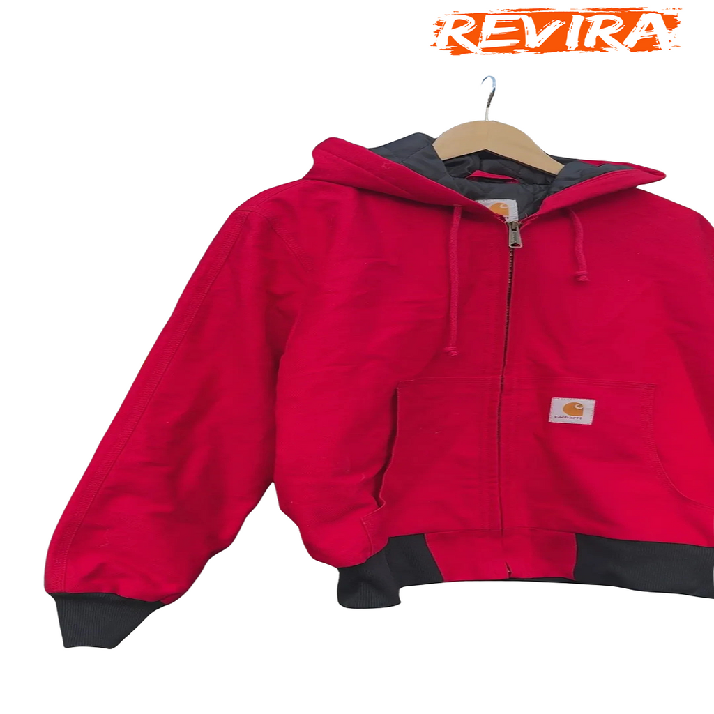 Carhartt Rework Style Red Hood Jackets