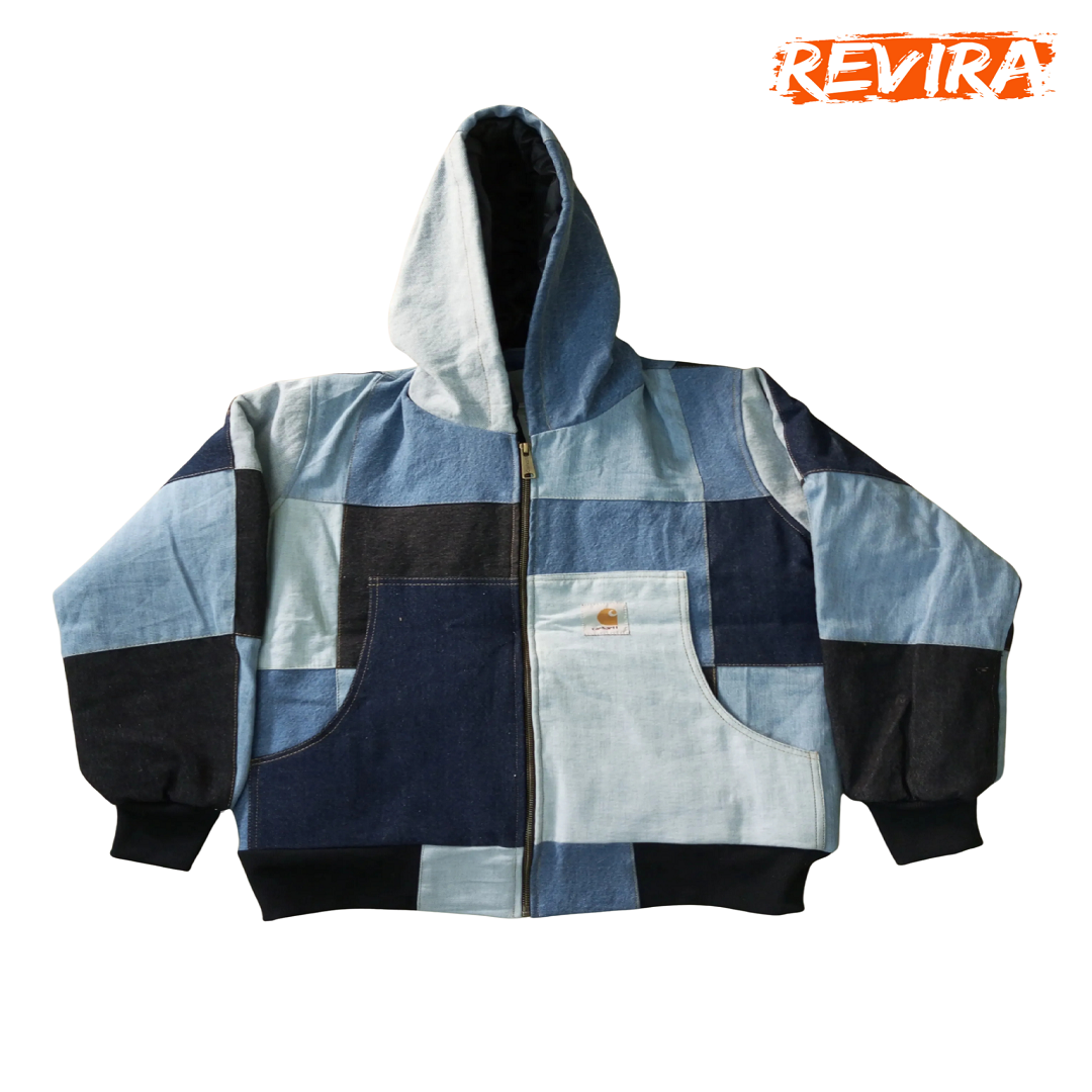 Carhartt Rework Style MultiDenim Hoodies