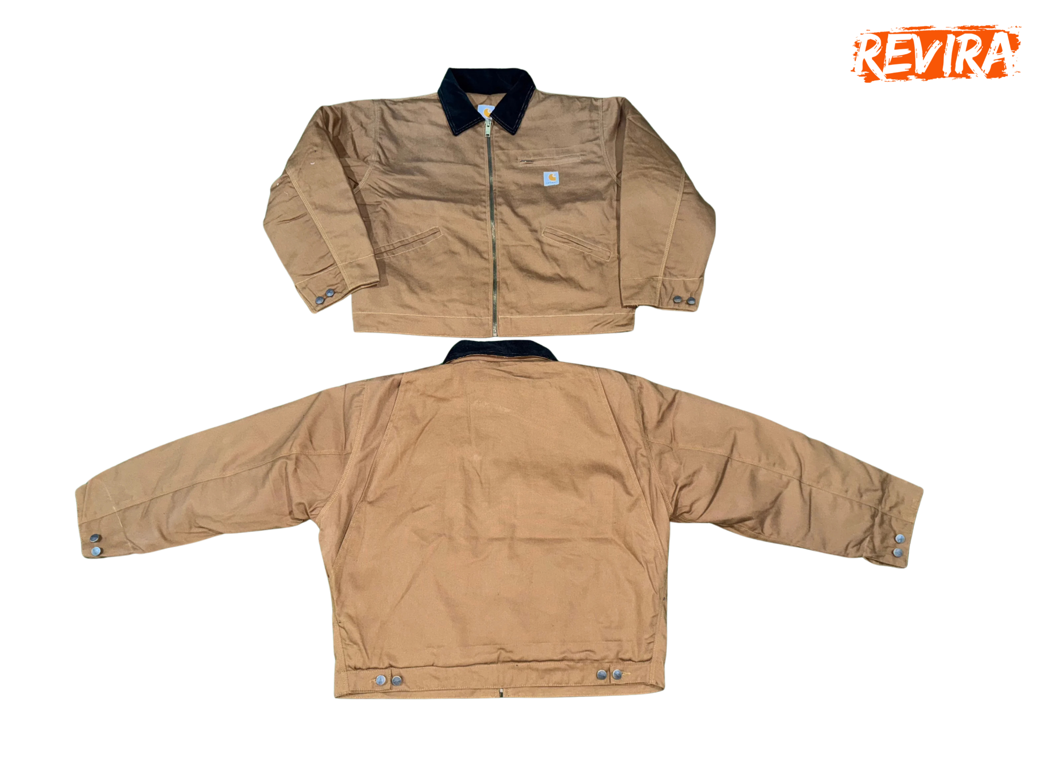 Rework style brown carhartt detroit jackets